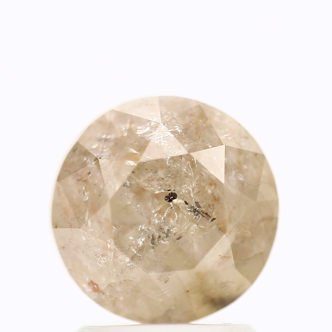 1.99 Carat Fancy Brown Round Shape Brilliant Cut Natural Loose Diamond
